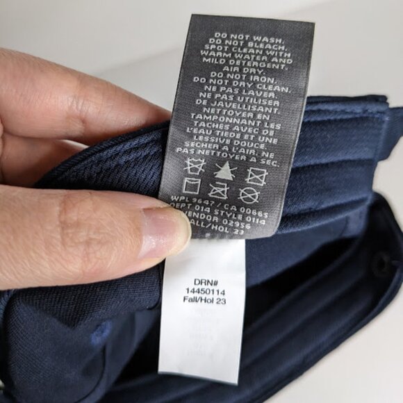 Eddie Bauer NWT Dad Hat One Size Blue Embroidered Bear Logo Baseball Cap - Picture 8 of 8